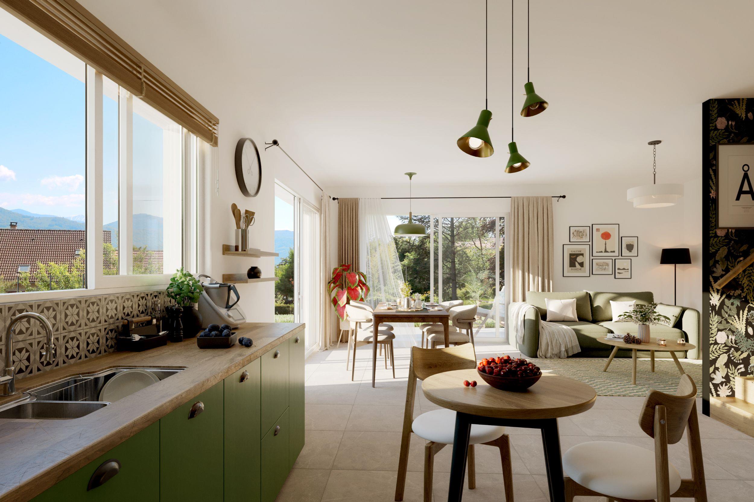 salon-maison-T4-montbonnot-saint-martin